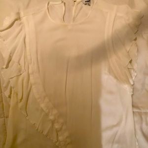 Express white blouse medium
